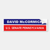 David McCormick US Senat Pennsylvania 2022 Autoaufkleber (Vorne)