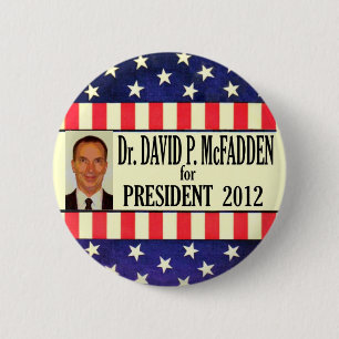 David McFadden für Präsidenten 2012 Button
