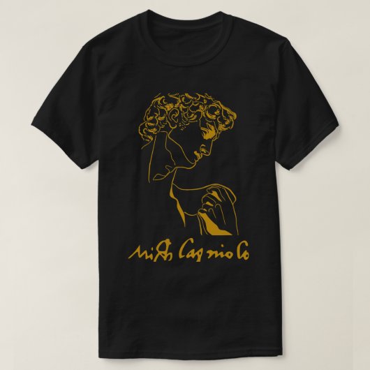 David Michelangelo Bildhauer Maler Kunst T-Shirt (Design vorne)