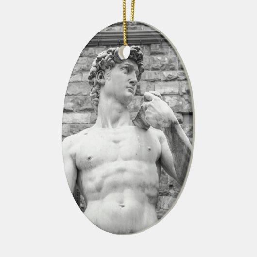 David (Michelangelo) Keramikornament (Links)