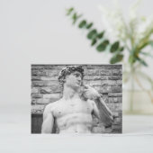 David (Michelangelo) Postkarte (Stehend Vorderseite)