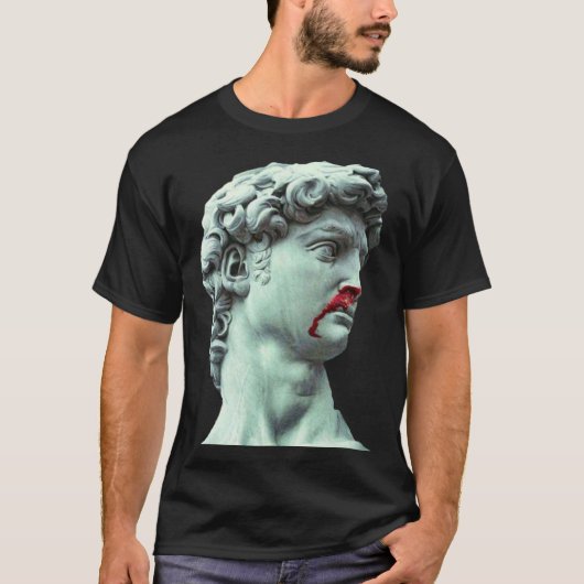 David Michelangelo Statue Männer T-Shirt (Vorderseite)