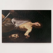 David mit dem Leiter von Goliath von Caravaggio Puzzle (Horizontal)