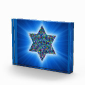 David mit Gemstones Star Fotoblock (Rechts)