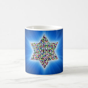 David mit Gemstones Star Verwandlungstasse