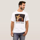 David mit Goliaths Kopf T-Shirt (Vorne ganz)