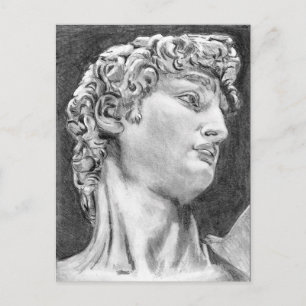 David nach Michelangelo .. 2004 / 2005 sketchbook Postkarte