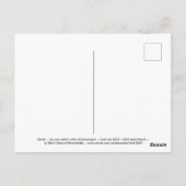 David nach Michelangelo .. Skizze 2004/2005 Postkarte (Rückseite)