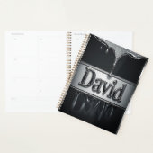 David Name In Flüssigmetall Chrom Planer (Anzeige)