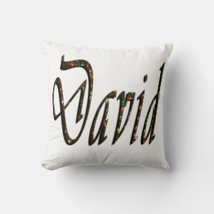 David Name Logo, Kissen