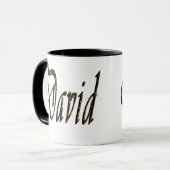 David, Name, Logo, Tasse (Vorderseite Links)