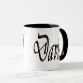 David, Name, Logo, Tasse (VorderseiteRechts)