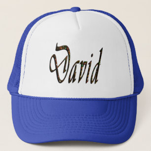 David Name Logo, Truckerkappe