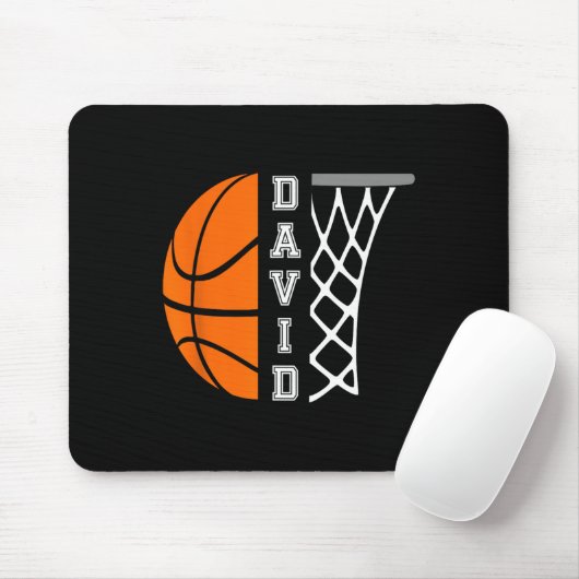 David Name Personalisiert Basketball Player Graphi Mousepad (Mit Mouse)
