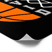 David Name Personalisiert Basketball Player Graphi Poster (Ecke)