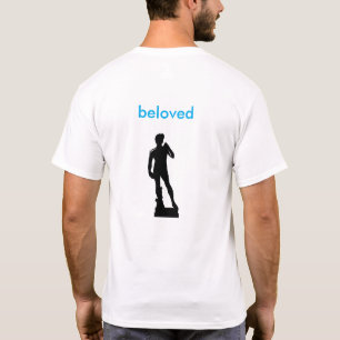 David (Name) T - Shirt auf Hebräisch mit Bedeutung
