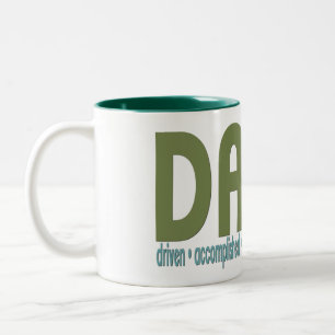 {David} Namensbedeutungs-Tasse Zweifarbige Tasse