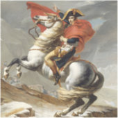 David – Napoleon überquert die Alpen  Aufkleber (Vorderseite)