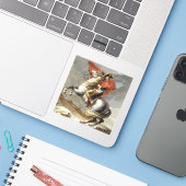 David – Napoleon überquert die Alpen  Aufkleber (Laptop mit iPhone)