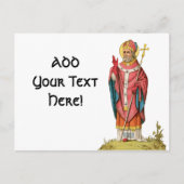 David of Wales (P 001) Postkarte (Vorderseite)