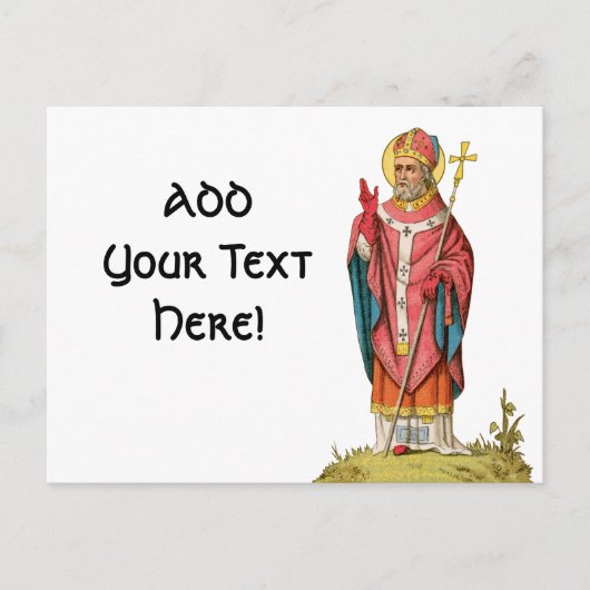 David of Wales (P 001) Postkarte (Vorderseite)