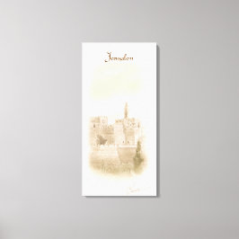 David Old City Jerusalem Israel Kunstmalerei Leinwanddruck