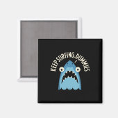 David Olenick - Surft weiterhin Dummies  Magnet (Vorderseite/Rückseite)