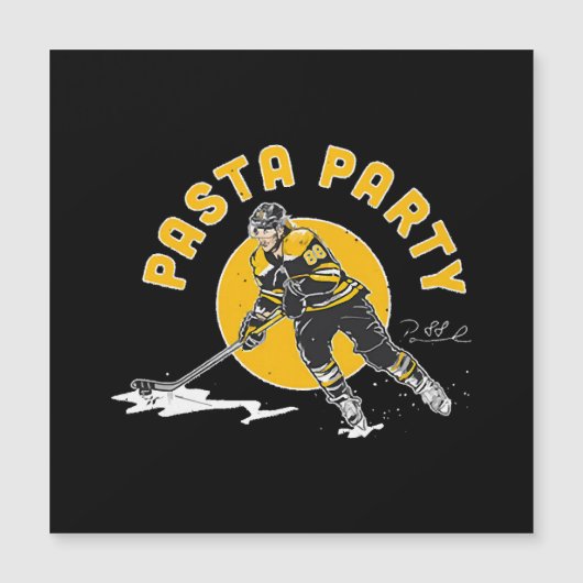 David Pastrnak Magnetkarte (Vorderseite)