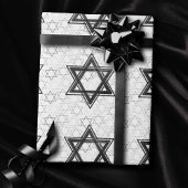 David Pattern | Moderne Schwarz-Weiß-Technik Geschenkpapier