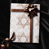 David Pattern | Rose Gold Scatter Glitzer Geschenkpapier