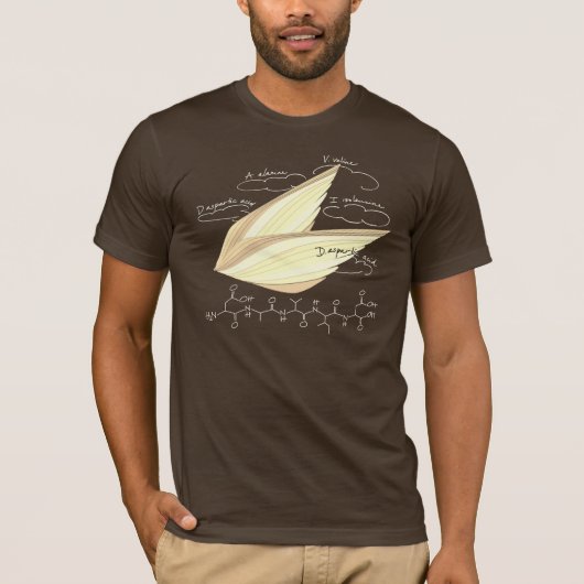 DAVID-Peptid, AUC-Thema, benutzerdefinierter Text, T-Shirt (Vorderseite)