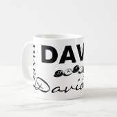 DAVID - personifizieren Sie die Tasse (Vorderseite Links)