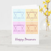 David-Pessach Karte (Gelbe Blume)