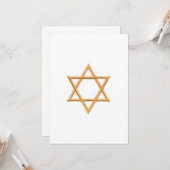 David-Pessach Karte (Vorderseite/Rückseite Beispiel)