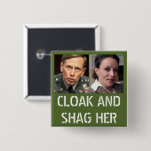 David Petraeus: Mantel und Noppe sie Button (Vorne & Hinten)