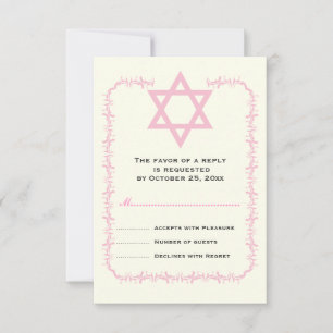 David Pink Damast Bat Mitzvah Antwort
