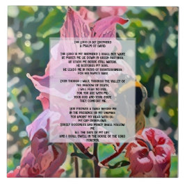 David Psalm 23 biblical quote Fliese