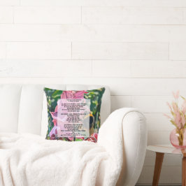 David Psalm 23 biblical quote Kissen