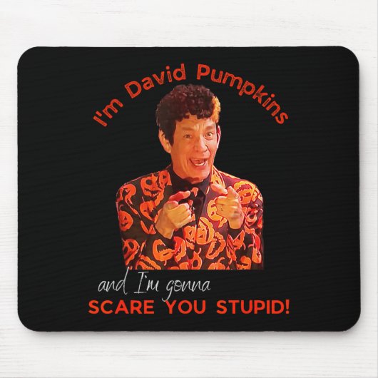David Pumpkins E You Stud Lustige Halloween Männer Mousepad (Vorne)