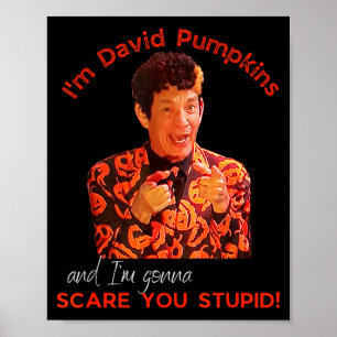 David Pumpkins E You Stud Lustige Halloween Männer Poster