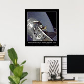 David R. Scott "Spider" - Apollo 9 Mission Poster (Heimbüro)