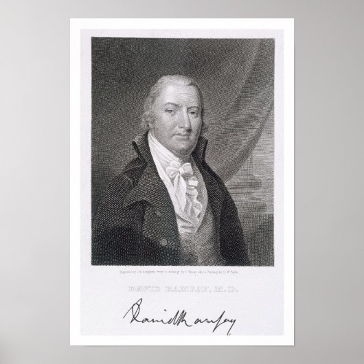 David Ramsay, engraved by James Barton Longacre (1 Poster (Vorne)