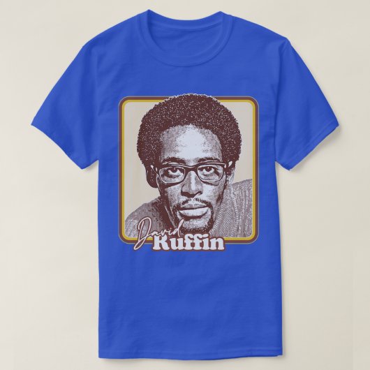 David Ruffin Retro Soul Fan Design T-Shirt (Design vorne)