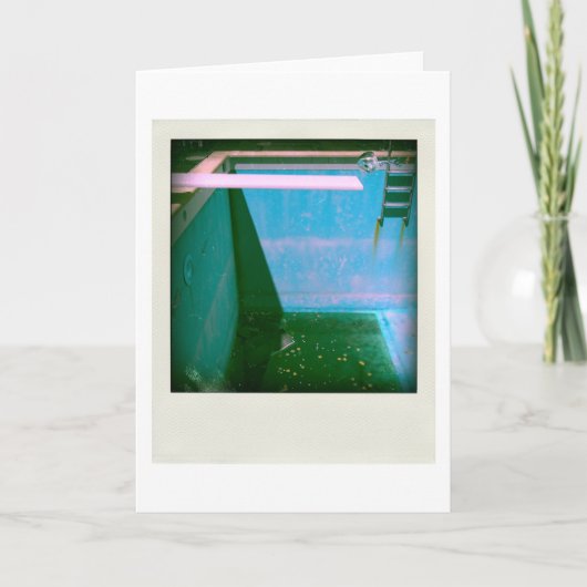 David’s Pool 09g05 variation1 3d Computer Art card Karte (Vorderseite)