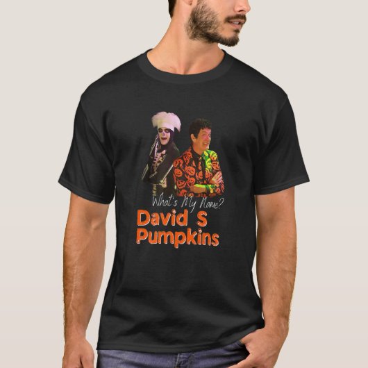 David S Pumpkins Skeleton Skit Men Closing Zauber T-Shirt (Vorderseite)
