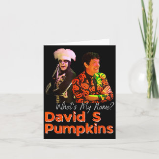 David S Pumpkins Skelett Lustiger Skit Männerbekle Karte