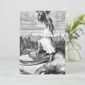 David Slays Goliath von Gustave Dore 1886 Einladung (Stehend Vorderseite)