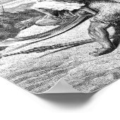 David Slays Goliath von Gustave Dore 1886 Poster (Ecke)