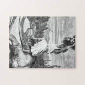David Slays Goliath von Gustave Dore 1886 Puzzle (Horizontal)