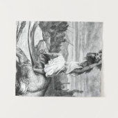 David Slays Goliath von Gustave Dore 1886 Wandteppich (Vorderseite (Horizontal))